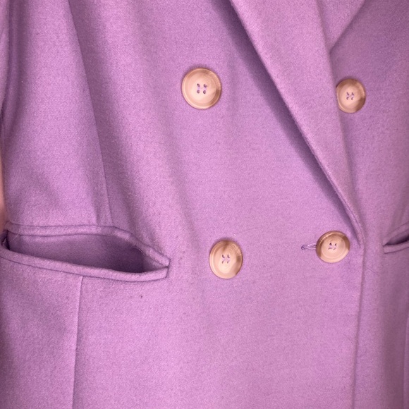 Topshop Lavender Pea coat - Picture 10 of 14